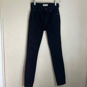 Madewell 9” High-Rise Skinny Black Jeans Denim 23